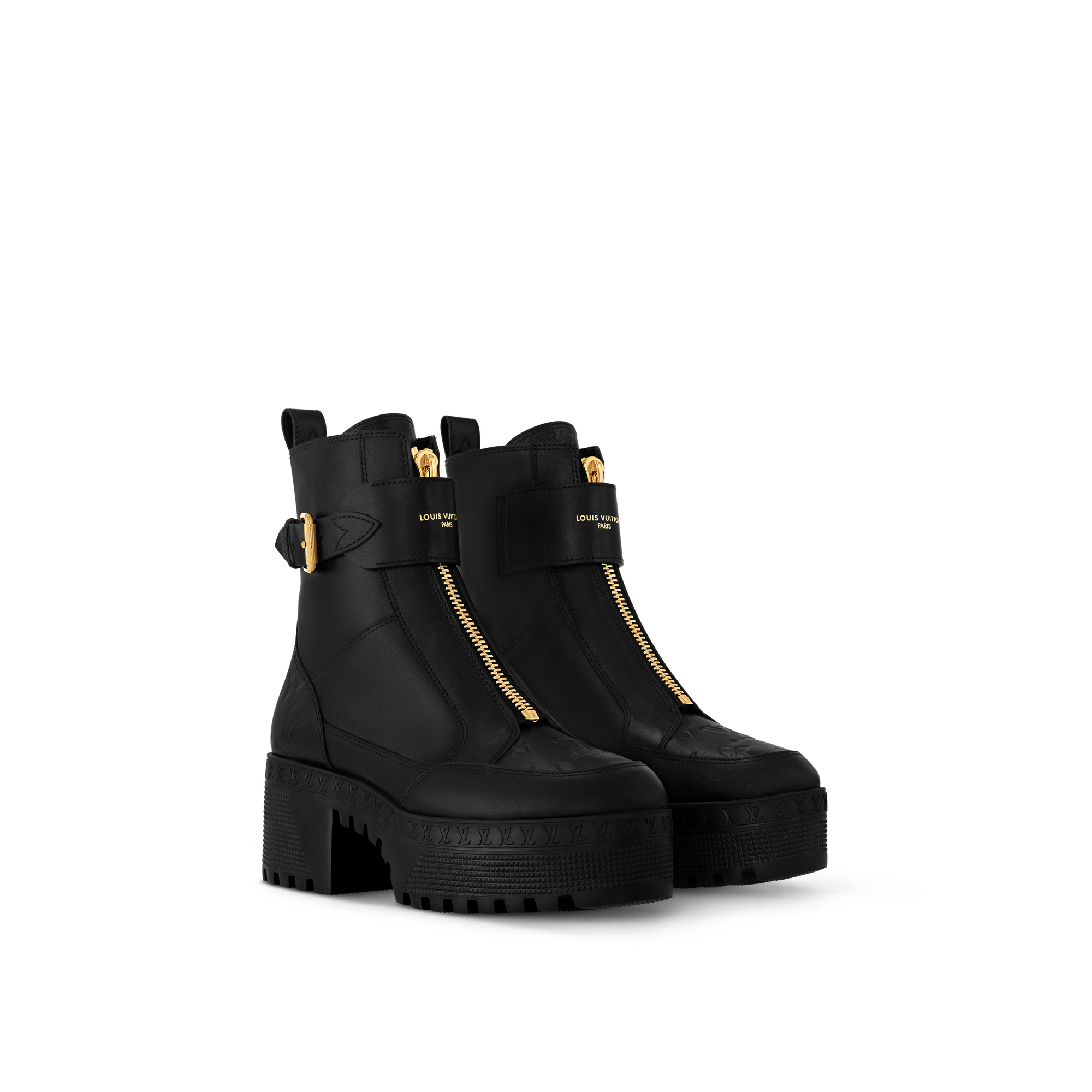 Louis vuitton platform boots hotsell